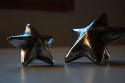 Small and large starfish drawer knobs
