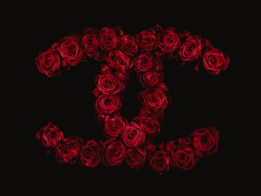 Chanel Brand Logo Created In Red Roses Underwater   - €2.40 | Shop now & buy direct from the artists studio - Distil Ennui ™ est.1990.