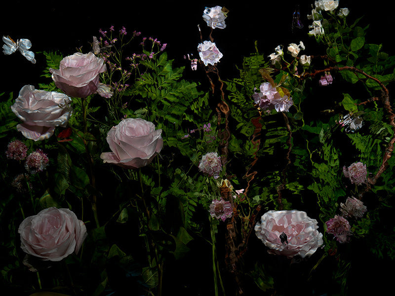 Underwater photograph floral vanitas Verdant Low Light tonality