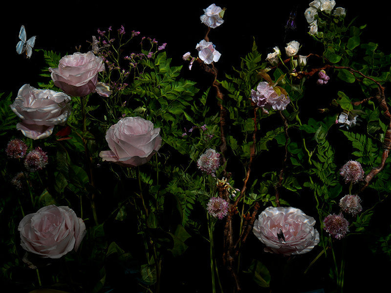 Underwater photograph floral vanitas Verdant Low Light tonality