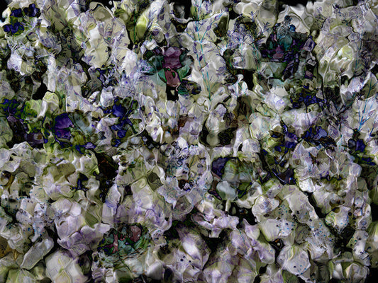 Underwater photograph floral vanitas Verdant Mid Tone tonality