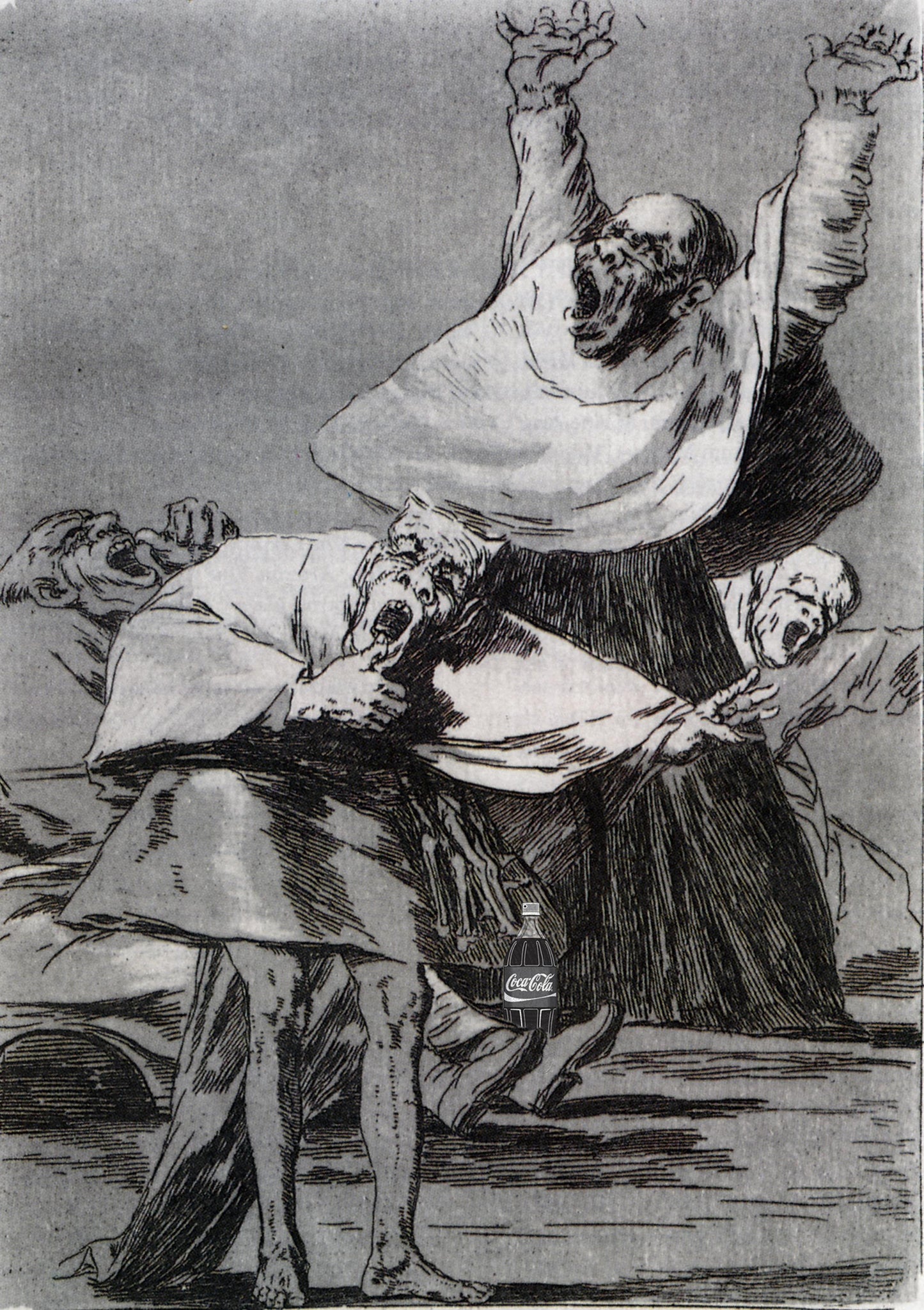Francisco De Goya Ya Es Hora con una coca cola