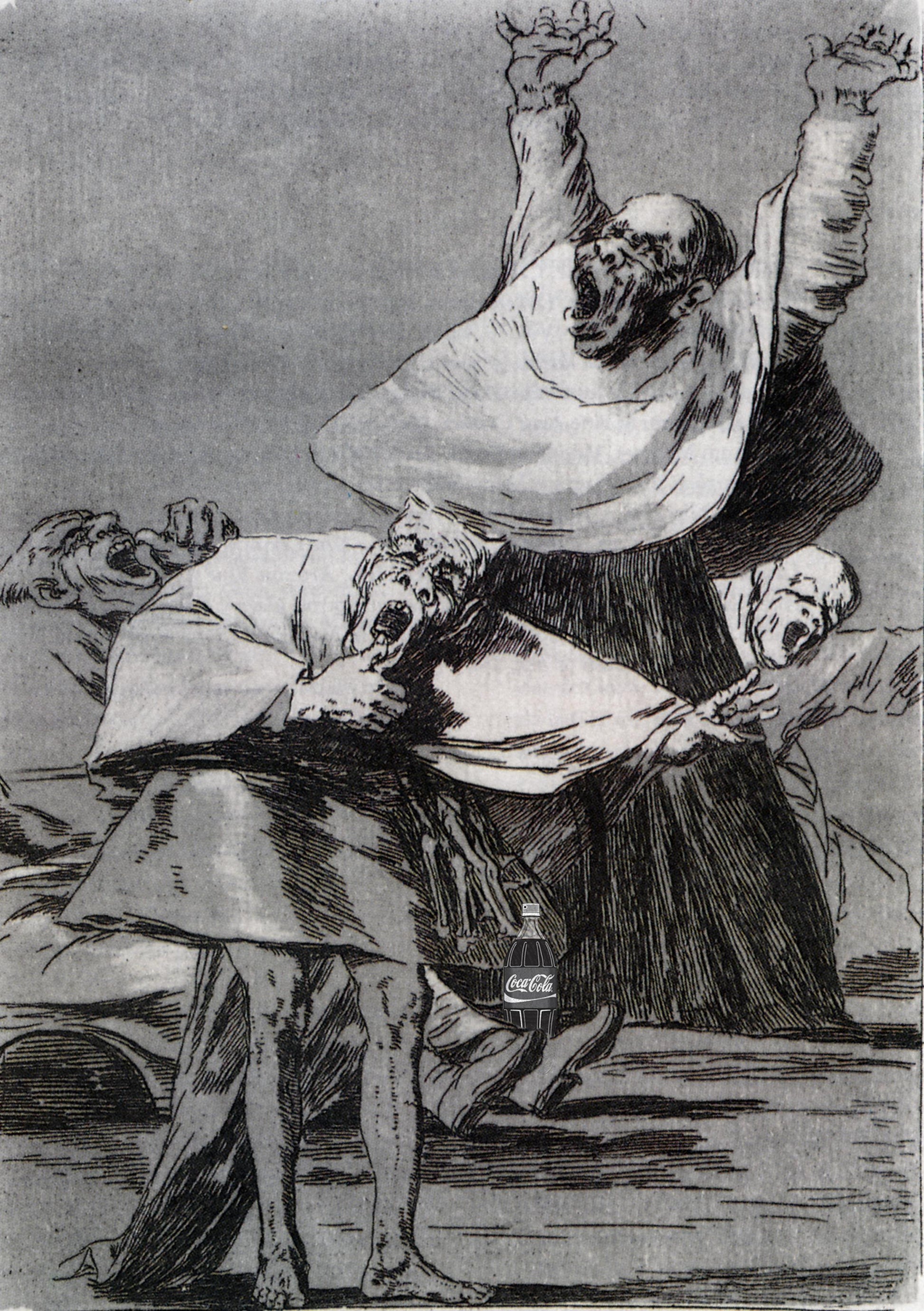 Francisco De Goya Ya Es Hora con una coca cola