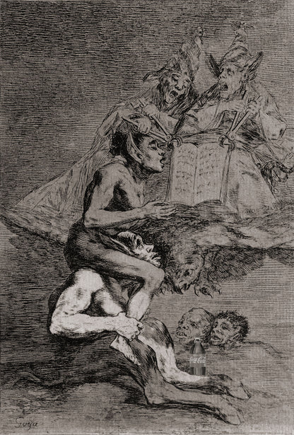 Francisco De Goya Devota Profesion con una coca cola goya with a coke signed print