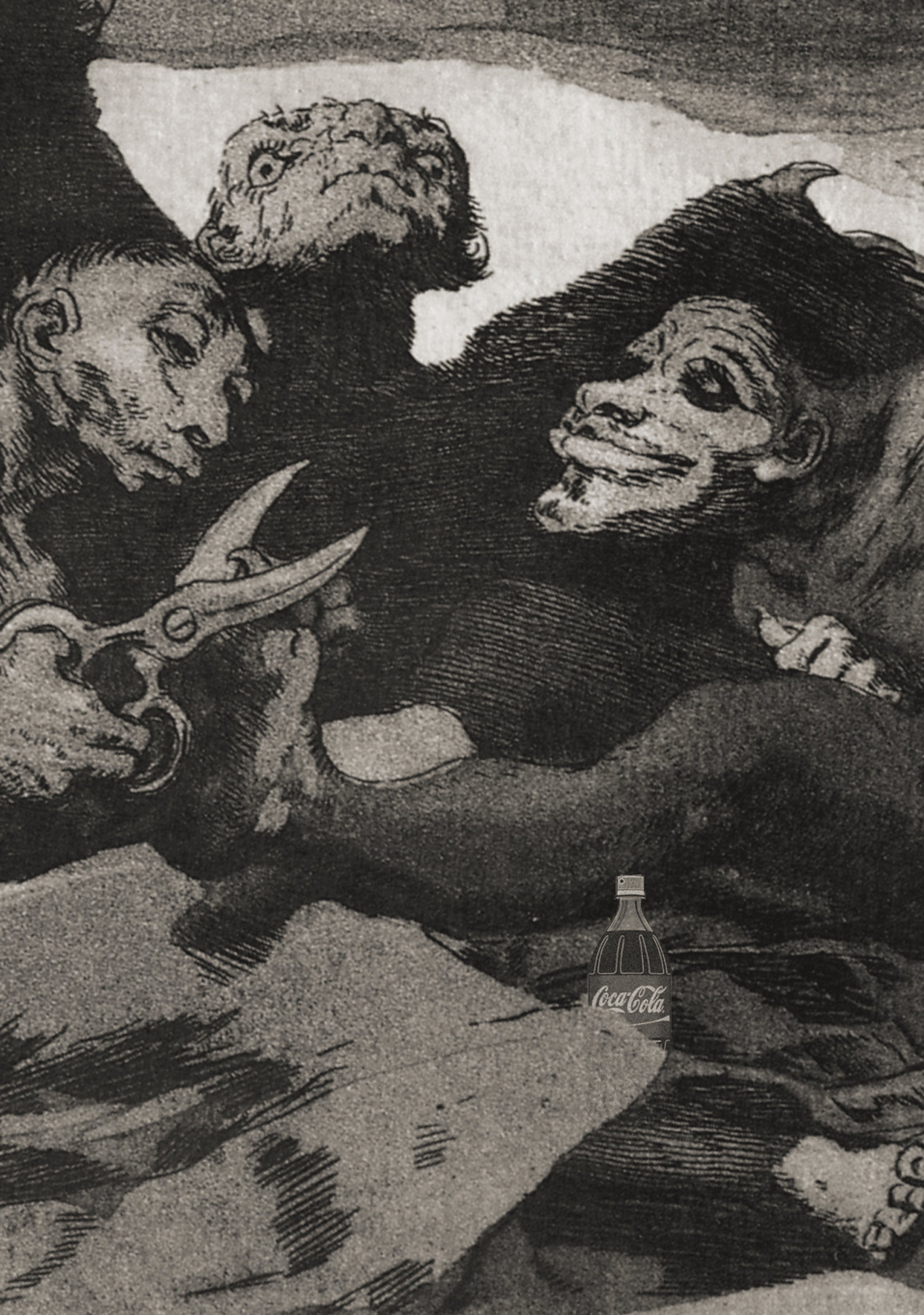 Francisco De Goya con una coca cola