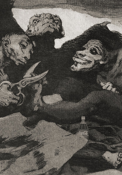 Francisco De Goya con una coca cola