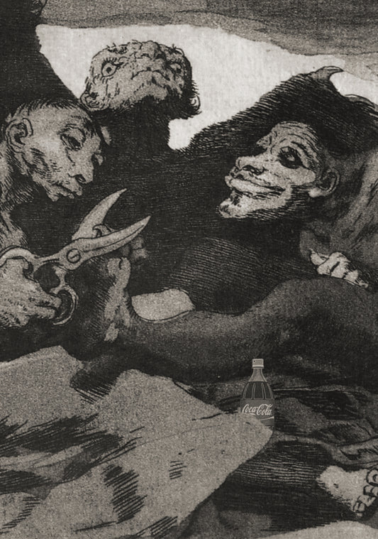 Francisco De Goya con una coca cola