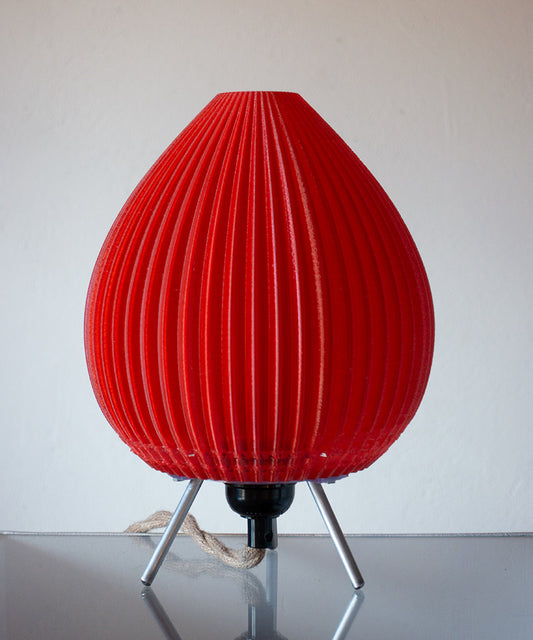 Red 'Beehive' flame LED table lamp  light - €150 | Shop now & buy direct from the artists studio - Distil Ennui ™ est.1990.
