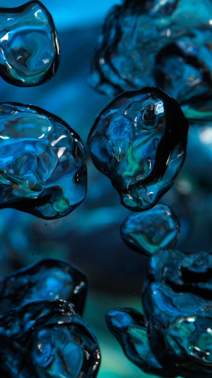 4 Image Pack No.2 - Blue Morpho Bubbles - UHD Digital Screen Art Download   - €5.40 | Shop now & buy direct from the artists studio - Distil Ennui ™ est.1990.