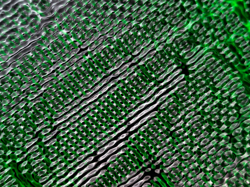 Underwater photograph water light science experiments pure physics Verdant Mid Tone tonality from Cymatic Water and Li