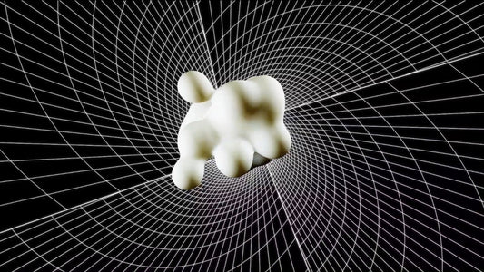 Creationism Two - Projection Mapping Over A Black Water Reflection Pool - 4k Art Film   - €40 | Shop now & buy direct from the artists studio - Distil Ennui ™ est.1990.