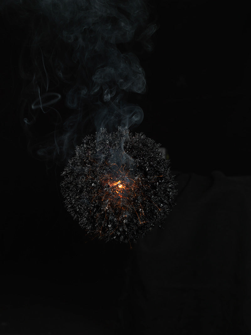 Underwater photograph exploding flower series sparks energy shot Cool Low Light tonality from the Fusion series