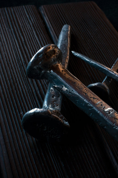 Round head hand forged crucifixion nails   - €80 | Shop now & buy direct from the artists studio - Distil Ennui ™ est.1990.