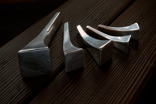 Forged twisted aluminium nail wall hook