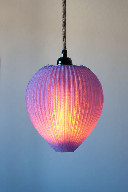 Lavender 'Beehive' flame LED pendant lamp  light - €140 | Shop now & buy direct from the artists studio - Distil Ennui ™ est.1990.