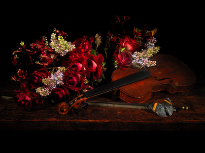 Signed archival underwater Vanitas artwork