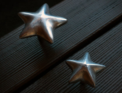 Starfish drawer handle in recycled aluminium