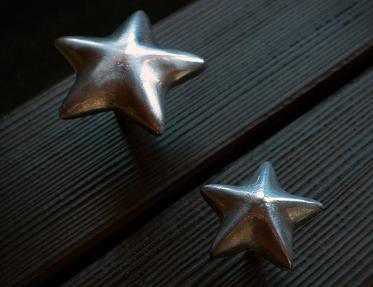 Starfish drawer handle in recycled aluminium