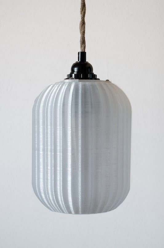 Crystal Vortex pendant lamp in 3D printed design