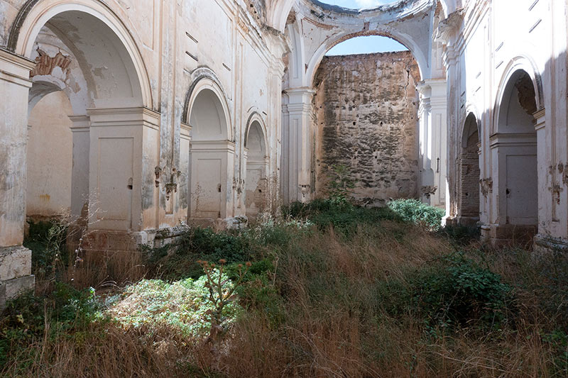 This building has been disused for over 170 years with only its baroque skeleton remaining, After the restoration works are complete the project will then involve lighting, sculpture and photographic works.