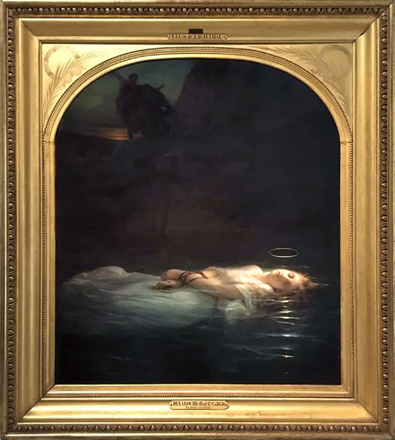 My fascination with an oil painting of La Jeune Martyre 1855 by French artist Paul Delaroche