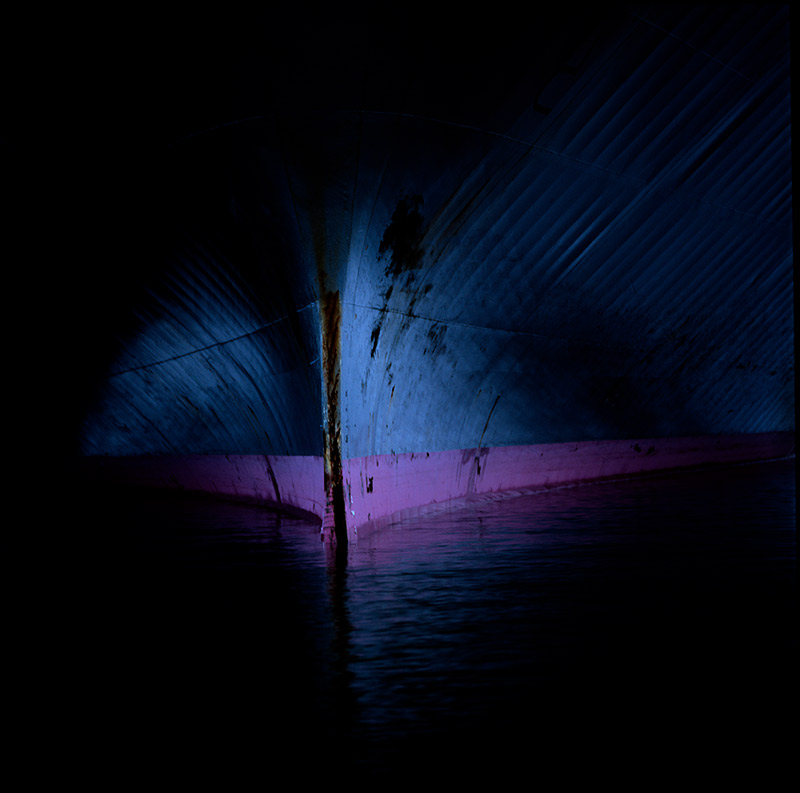 A fine art series exploring the waterline of commercial shipping vessels in Sydney, Tokyo and Shanghai