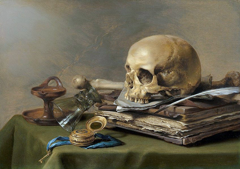 For me Vanitas is more relevant today than it was 400 years ago, with issues of pollution and commercial morality within a decaying natural world.