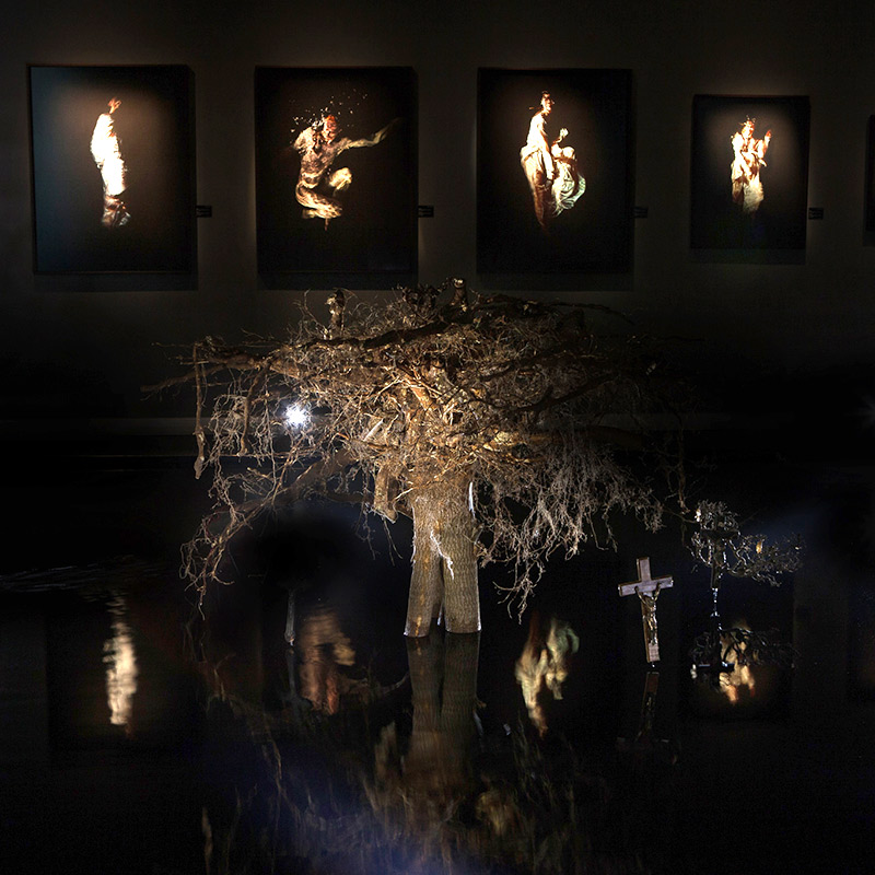 the third British artist to have major solo exhibition in Russia since Damien Hirst and the Chapman Brothers