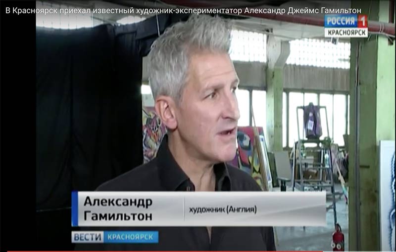 Krasnoyarsk News Television visit the Dark Vat artist residency